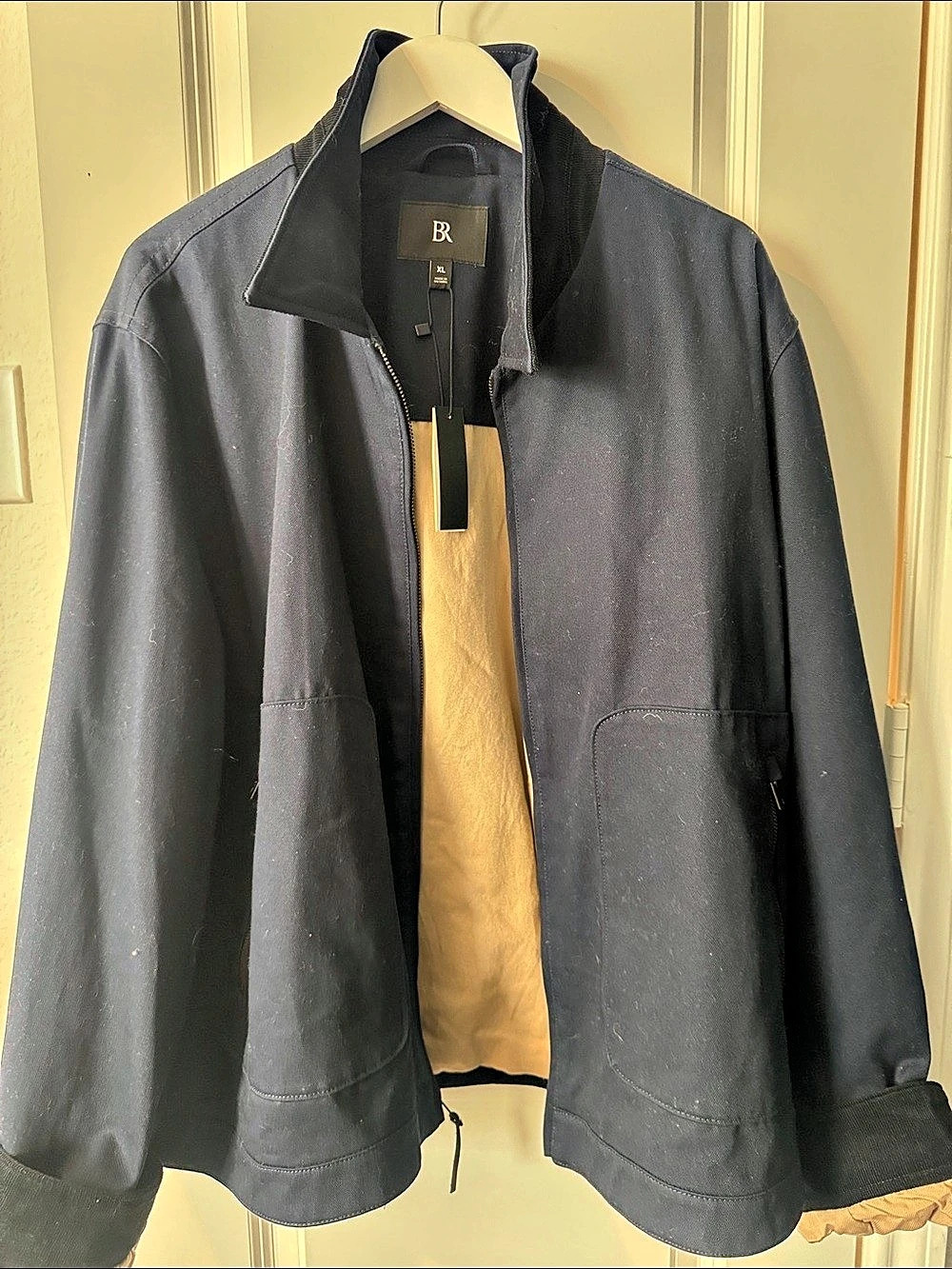 BR Men's Black Jacket Size XL NWT